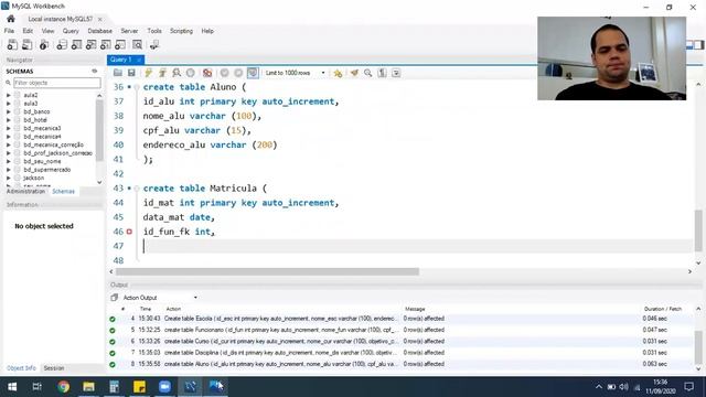 Aula 03 - Correção da Prática de Programação com CREATE TABLE: Escola Aprende Mais смотреть онлайн