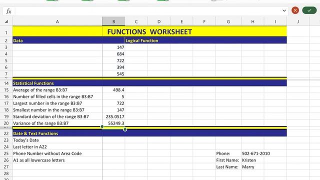Microsoft Excel Lesson 3: Functions on the iPad смотреть онлайн