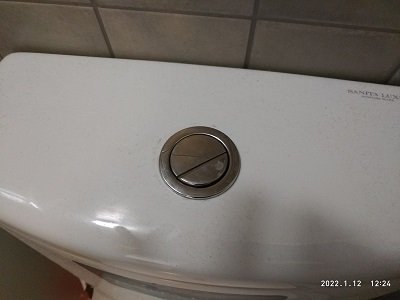 Заедает, западает кнопка смывного бачка унитаза. Решаем проблему. смотреть онлайн