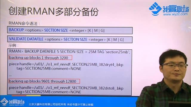 #Oracle OCP认证【2.3.1】中级/RMAN备份和恢复数据/ 创建备份 смотреть онлайн