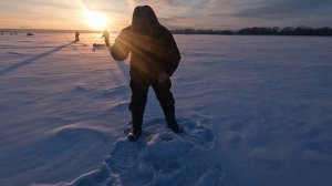 Рыбалка в конце января. Чистополь
