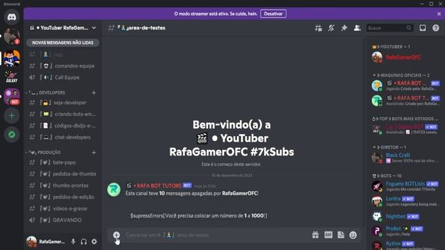 Comando de clear em Aoi.JS #05 « Rafael » смотреть онлайн