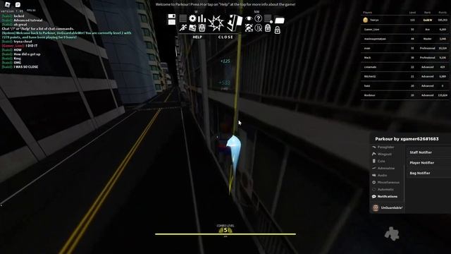 PARKOUR Script Gui | Roblox Exploiting смотреть онлайн