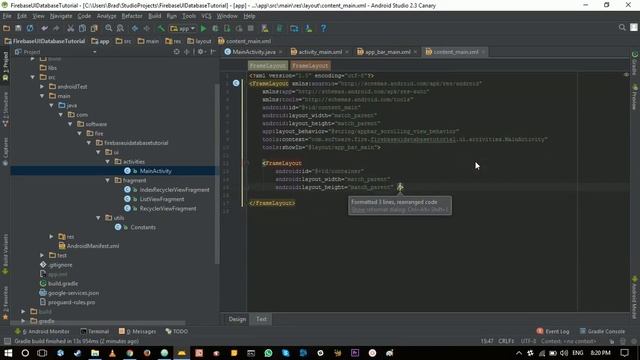 Firebase Database UI Tutorial (Part 1) - Listview, RecycylerView, IndexRecyclerView смотреть онлайн