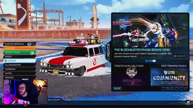 GIOCHIAMO CON LA MACCHINA DEI GHOSTBUSTERS! (ECTO-1) - Rocket League 3v3 Standard ITA | #112