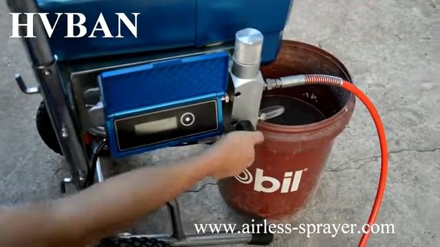 HB593 Airless Paint Sprayer Machine same as Graco 695 смотреть онлайн