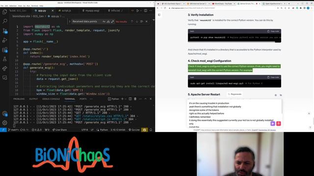 ECG Signal Generator using Neurokit2 | Biomedical Data Analysis | Open-Source Web-App Dev. смотреть онлайн