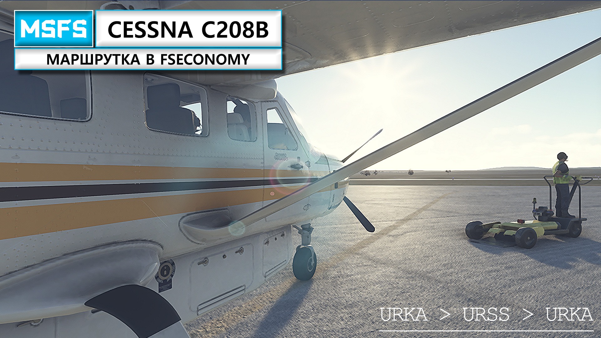 MSFS 2020 | IFR | Cessna 208B | Полетушки в сети FSEconomy. 
