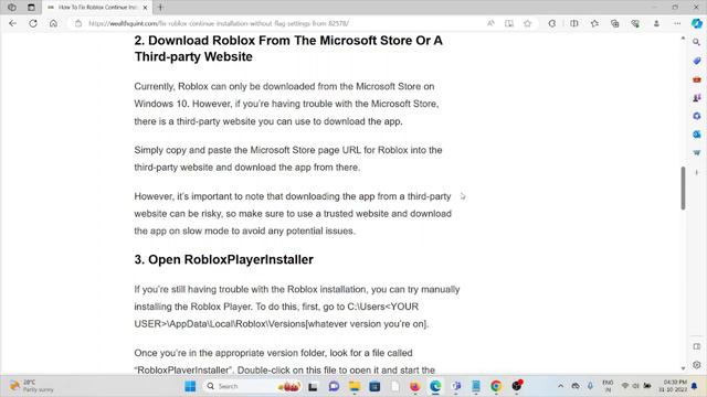 How To Fix Roblox Continue Installation Without Flag Settings From смотреть онлайн