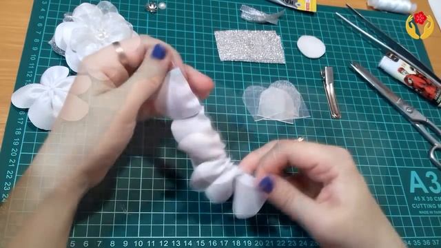 Заколки для волос из серии "Школа", DIY, мастер-класс смотреть онлайн