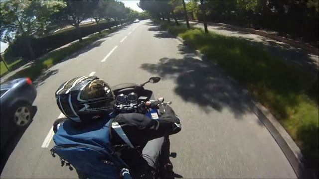Session Suzuki GS500F juin 2013 test run moto perche vue 3eme personne GoPro смотреть онлайн