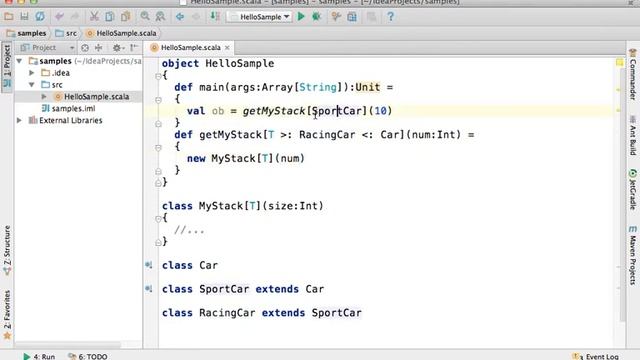 Generics Sub Type Bounds in Scala смотреть онлайн