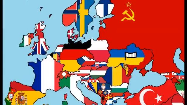 Будущее Европы (С флагами).Тест смотреть онлайн