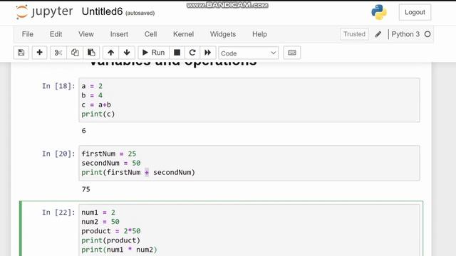 variables and operations | python programming class 03 смотреть онлайн