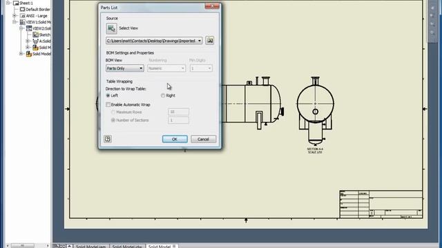 Pressure Vessel Drawings from COMPRESS 3D Solid Model Files смотреть онлайн