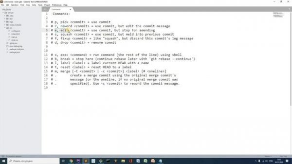 16. Склеивание коммитов, git rebase --interactive, git reflog | Уроки git | webdevkin.ru