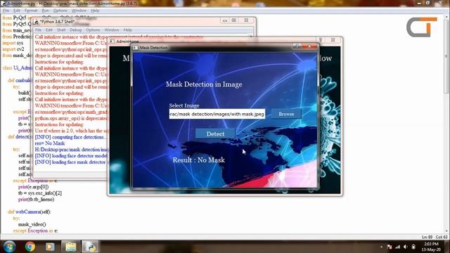 Face Mask Detector with OpenCV, KerasTensor Flow, and Deep Learning | Python Projects Hyderabad | смотреть онлайн
