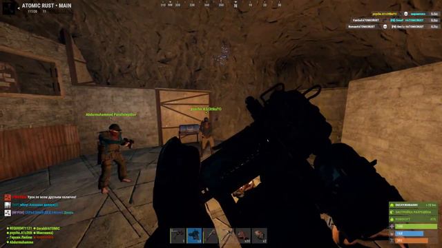 ЛУЧШЕЕ ВЫЖИВАНИЕ В РАСТ/RUST! ОТ КАМНЯ ДО КАЛАША НА ATOMIC RUST 261 DEVBLOG смотреть онлайн