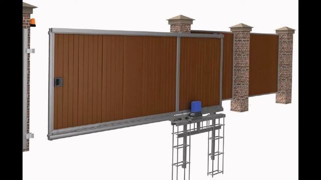 Выдвижные ворота своими руками смотреть онлайн