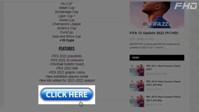 PES 2011 Update 2022 смотреть онлайн