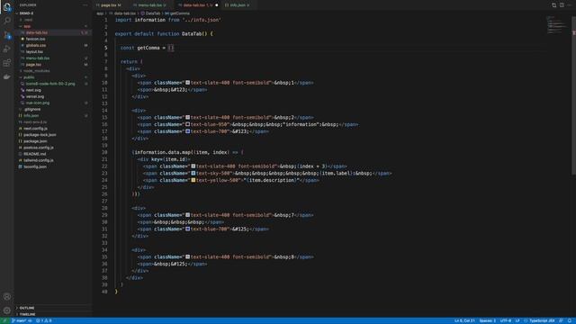 Implementation of a component that looks like a code editor with Next.js and Tailwind CSS смотреть онлайн
