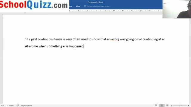 Past continuous tense - ll | English | CBSE смотреть онлайн