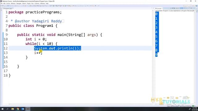 P13 - Looping Statements (while and do-while) in Java | Core Java | смотреть онлайн