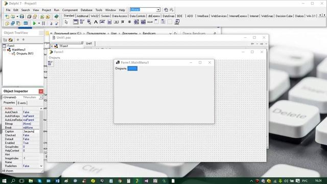 Крутое меню в программе MainMenu delphi 7 или создание вкладок программы смотреть онлайн