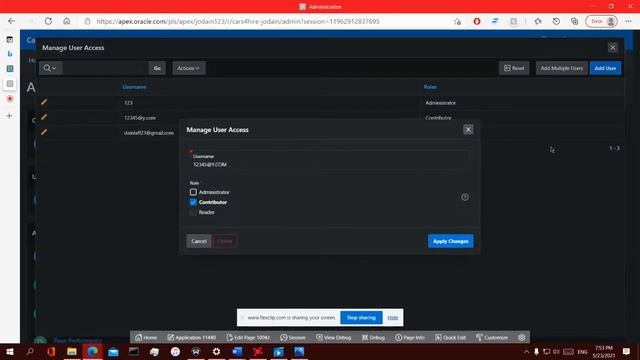 Managing User Accounts and Logging in - Oracle Apex Database Application смотреть онлайн