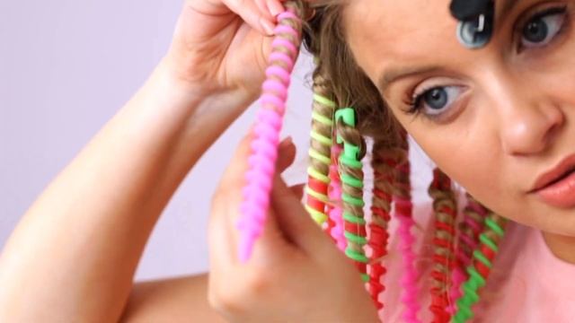 How To: Heatless Faux Perm | Milk + Blush Hair Extensions смотреть онлайн