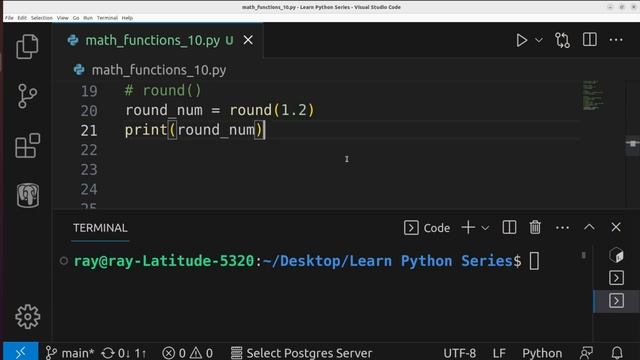 Math Functions in Python - Learn Python Series 10 смотреть онлайн