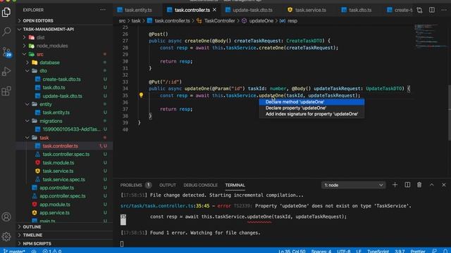 Completing the REST CRUD Tutorial #2 | Fullstack API NodeJs, NestJs, React, TypeORM & TypeScript смотреть онлайн