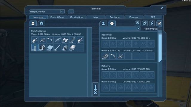 Space Engineers: Vanilla Starter Ship = Super Mining Vessel! смотреть онлайн