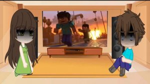 Реакция зомби девочки и Стива на клип