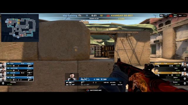 Прямая Трансляция CS GO [RU] ViCi vs Avangar (1-0) BO3 ТУРНИР САС 2019 смотреть онлайн