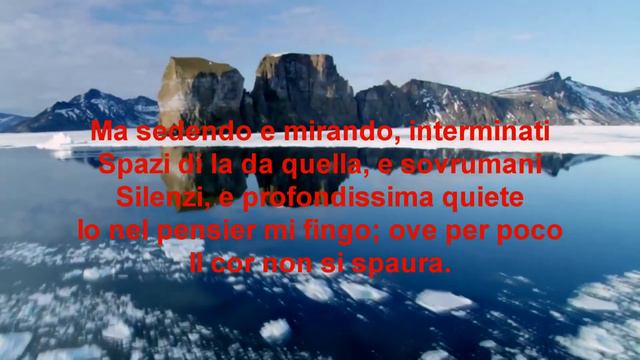 L'infinito Di Giacomo Leopardi