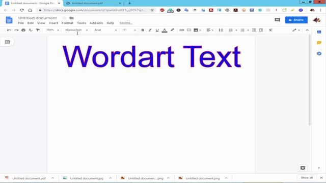 How To Make Wordart Text In Google Docs Document Online
