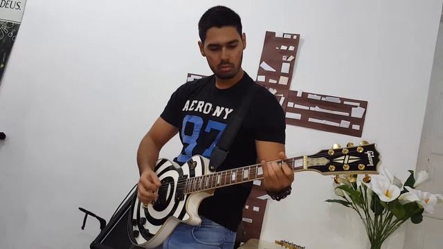 Mateus Moura testando gibson les paul bullseyes zakk wylde смотреть онлайн