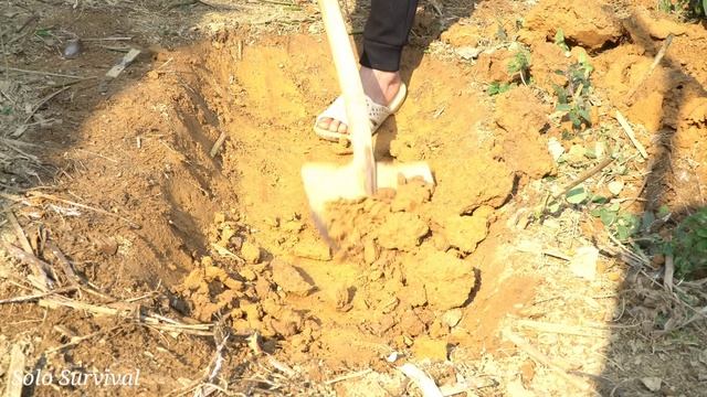 Smoked Pork Making Process - Stock up on food for the spring | Solo Survival смотреть онлайн