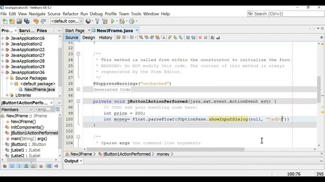 how to use a input message box to get input in java swing netbeans ide смотреть онлайн