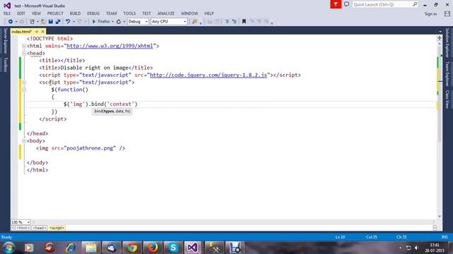 Disable right click on image using jquery смотреть онлайн