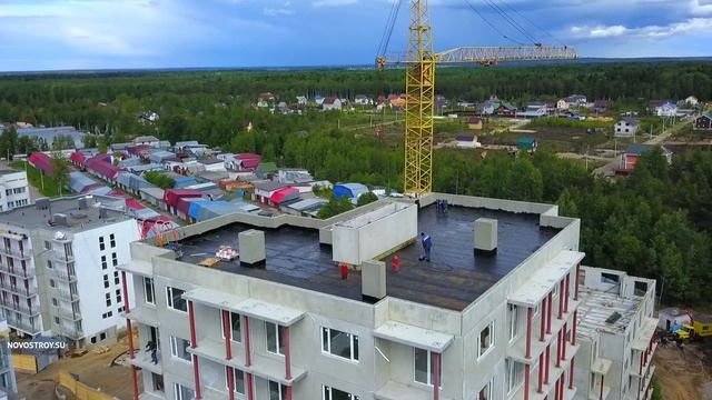 Аэросъемка ЖК «84 высота» от 9 июня 2018 года смотреть онлайн