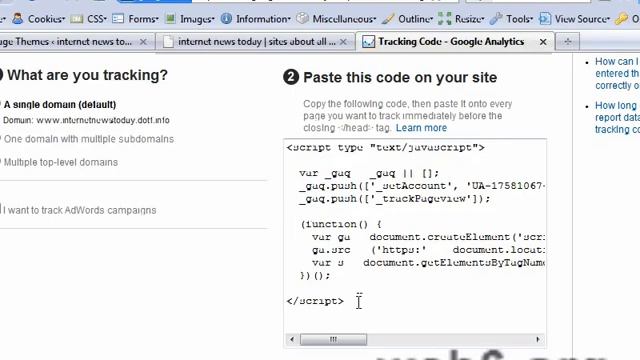 Add google analytic code - wordpress 2011 tutorial смотреть онлайн