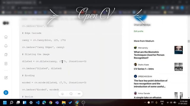 Open CV | Computer Vision | Summary on Open CV смотреть онлайн