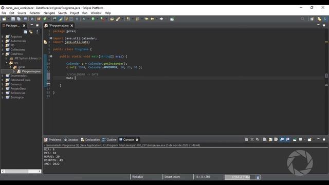 AULA 36 | OPERAÇÕES COM DATAS E HORAS | JAVA смотреть онлайн