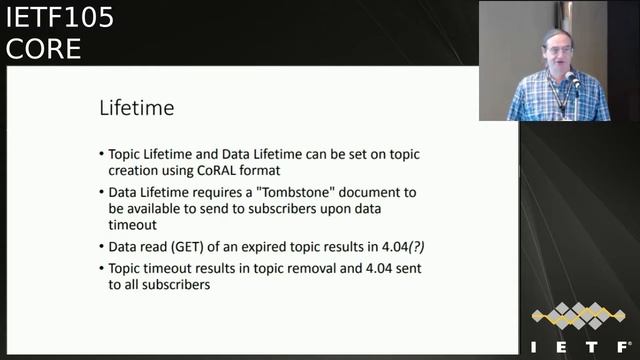 IETF105-CORE-20190723-1710 смотреть онлайн