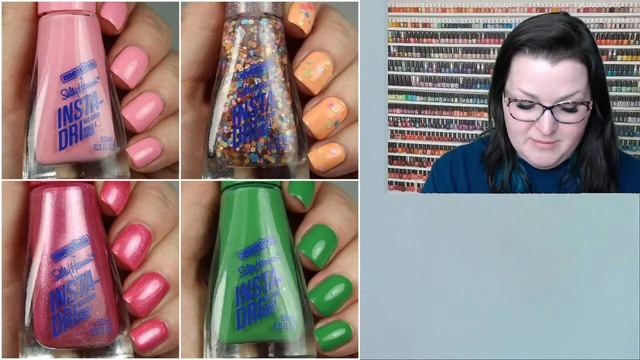LE Mentos + Sally Hansen Collection | Live Swatch смотреть онлайн