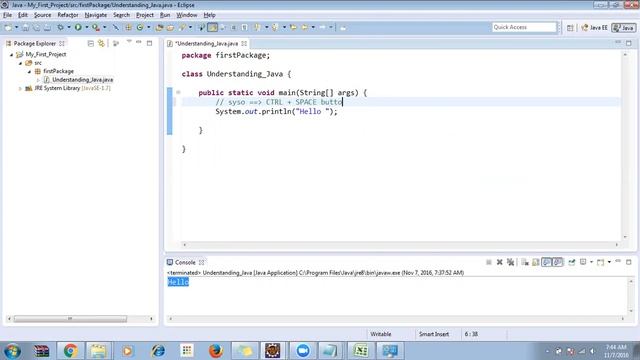 Class 1 of 07 Nov 2016 Batch смотреть онлайн