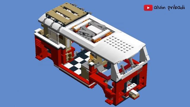 How to make bricks Volkswagen T1 Camper Van смотреть онлайн