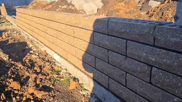 Кладка цокольной части дома от СК 